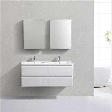 Wal Gwyn Hung Cabinet Ystafell Ymolchi